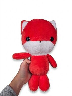 Bellzi Fox Plush Stuffed Animal • Orange Red Foxxi • 12" Kawaii Cute Plushi